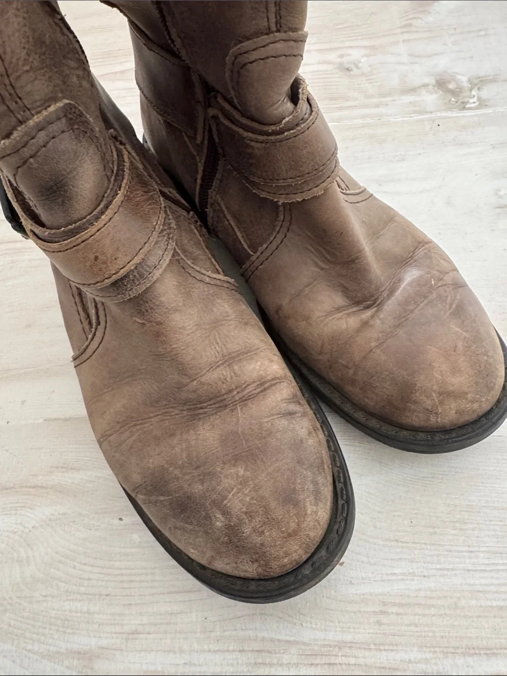 Classic Tall Riding Boots in Brown